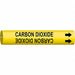 Pipe Mrkr Carbon Dioxide 7/8in H 7/8in W