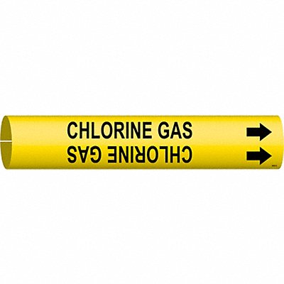 Pipe Mrkr Chlorine Gas 13/16in H 4/5in W