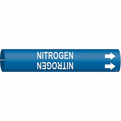 Pipe Marker Nitrogen 7/8 in H 7/8 in W