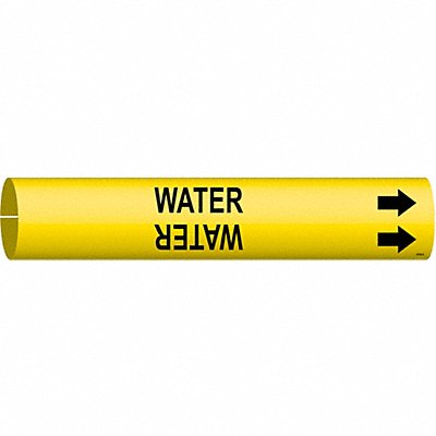 Pipe Marker Water 13/16 in H 4/5 in W