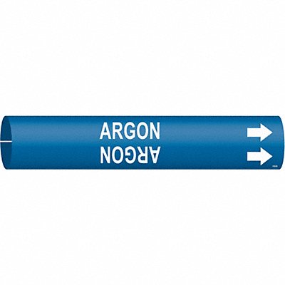 Pipe Marker Argon 7/8 in H 7/8 in W