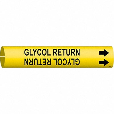 Pipe Markr Glycol Return 7/8in H 7/8in W