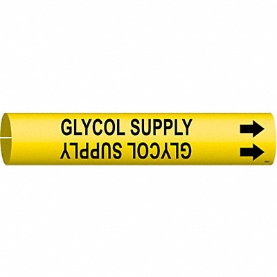 Pipe Mrkr Glycol Spply 13/16in H 4/5in W