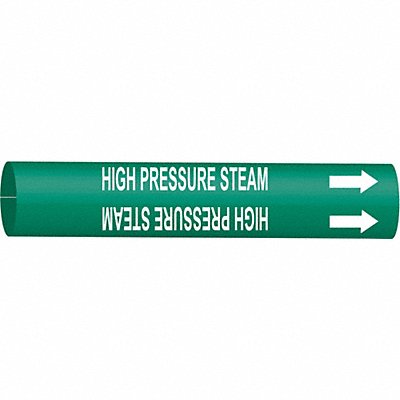 Pipe Mrkr High Prssr Steam 10in H 24in W