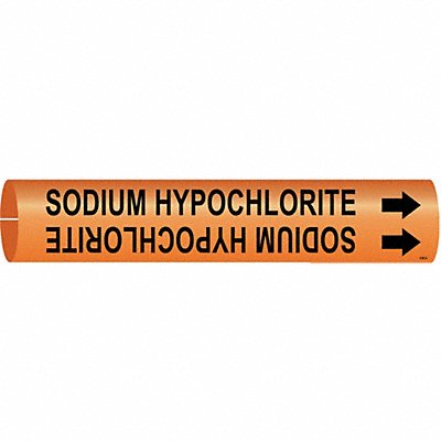 Pipe Marker Sodium Hypochlorite