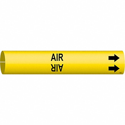 Pipe Marker Air 2 in H 2 in W