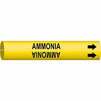 Pipe Marker Ammonia 2 in H 2 in W