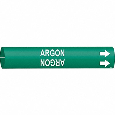 Pipe Marker Argon 2 13/16in H 2 4/5in W