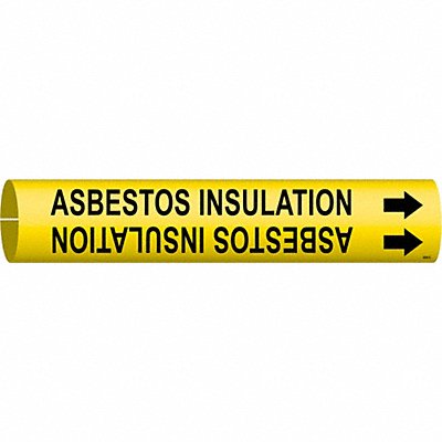 Pipe Marker Asbestos Insulation