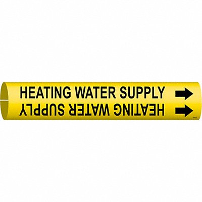 Pipe Marker Heating Water Supply