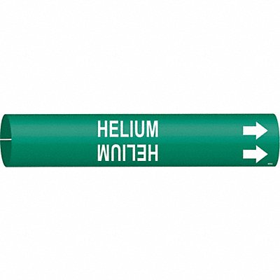 Pipe Marker Helium 2 in H 2 in W