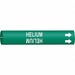 Pipe Marker Helium 2 in H 2 in W