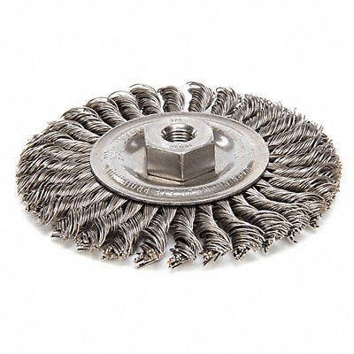 Twist Wire Wheel Brush Threaded Arbor