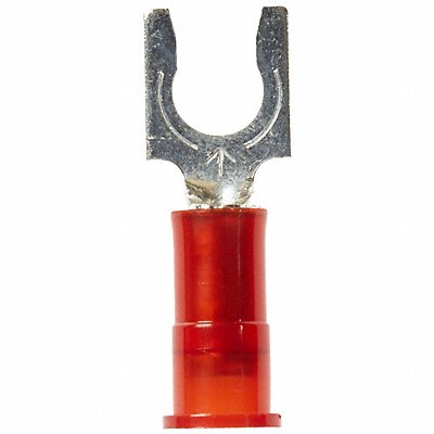 Fork Terminal Tin Copper Red PK100