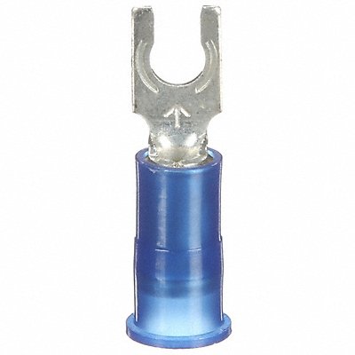 Fork Terminal Tin Copper Blue PK100