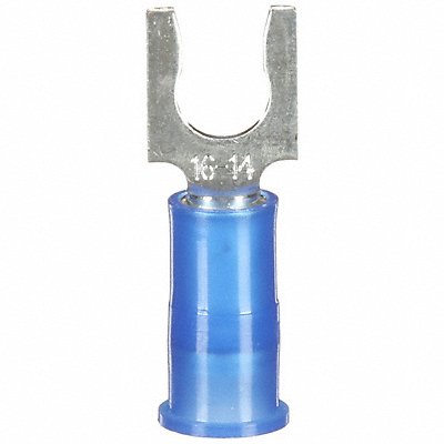 Fork Terminal Tin Copper Blue PK100