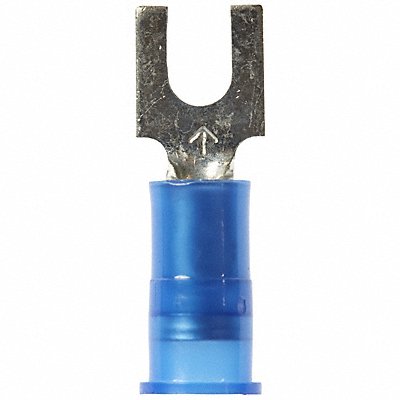 Fork Terminal Tin Copper Blue PK100