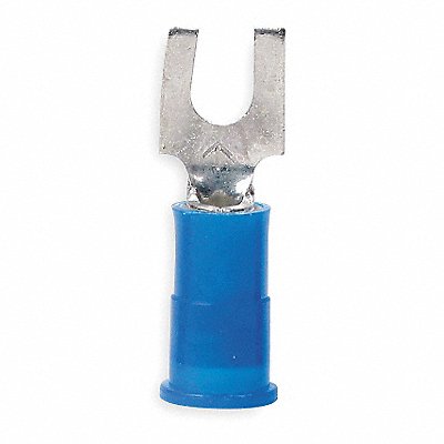 Fork Terminal Tin Copper Blue PK100