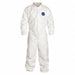 Collared Coverall Elastic White M