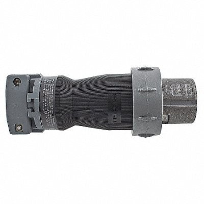 Pin and Sleeve Plug 60 A Black Gray 2Pl