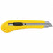 Snap-Off Knife 6 3/4 In Yellow