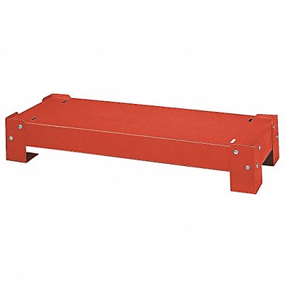 BaseforBinStorageUnit Red Steel PwdrCtd