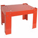 BaseforSlideRackCabinet Red Stl PwdrCtd