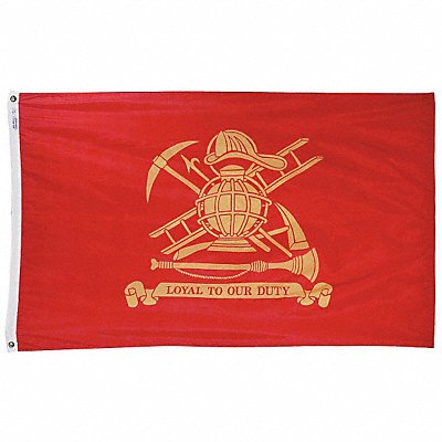 Fireman Flag 3x5 Ft Nylon