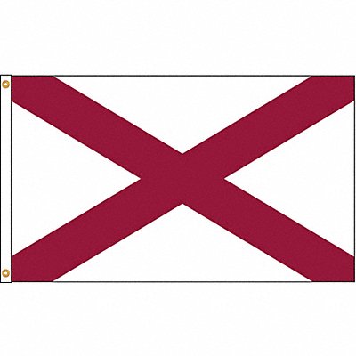 D3772 Alabama Flag 5x8 Ft Nylon