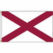 D3772 Alabama Flag 5x8 Ft Nylon