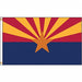 D3771 Arizona Flag 4x6 Ft Nylon