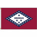 D3771 Arkansas Flag 4x6 Ft Nylon