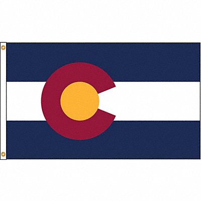 D3772 Colorado Flag 5x8 Ft Nylon