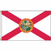 D3772 Florida Flag 5x8 Ft Nylon