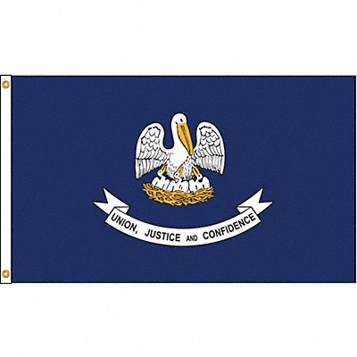 D3771 Louisiana Flag 4x6 Ft Nylon