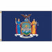 D3771 New York Flag 4x6 Ft Nylon