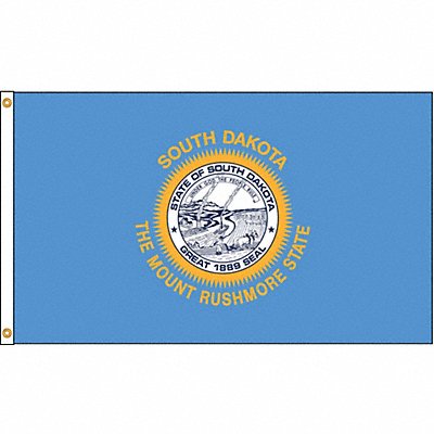 D3771 South Dakota Flag 4x6 Ft Nylon