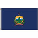 D3772 Vermont Flag 5x8 Ft Nylon