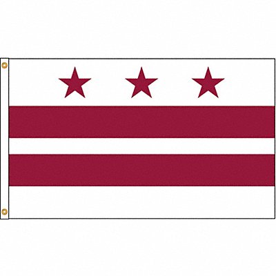 D3772 District Of Columbia Flag 5x8 Ft Nylon