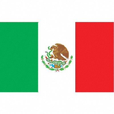 Mexico Flag 3x5 Ft Nylon