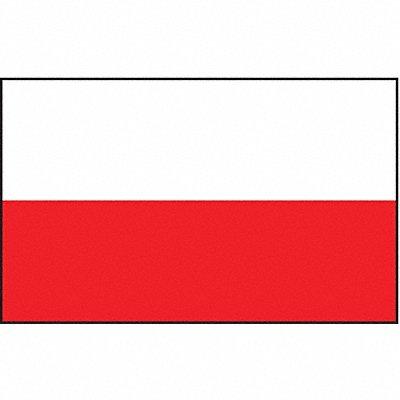 Poland Flag 3x5 Ft Nylon