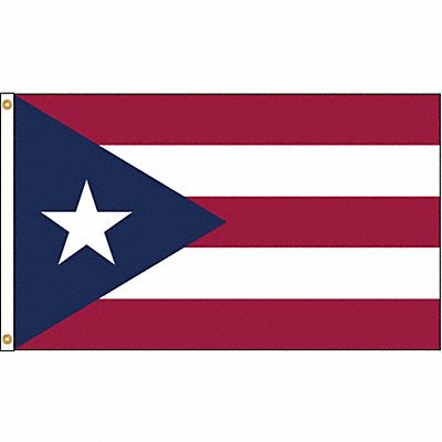 Puerto Rico Flag 3x5 Ft Nylon