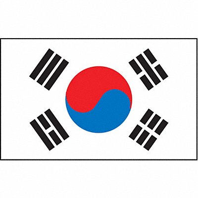 South Korea Flag 3x5 Ft Nylon