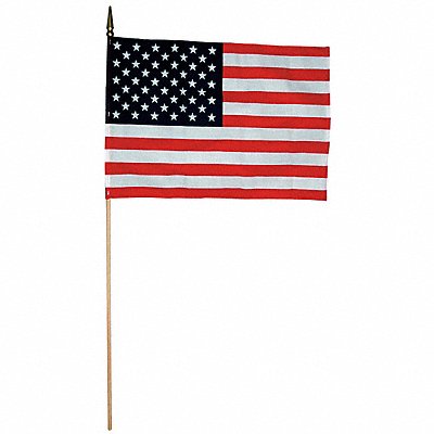 US Handheld Flag 24x36in PK12