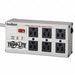 Surge Protector Strip 6 Outlet Gray