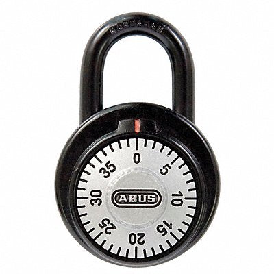 Combination Padlock 2 in Round Black