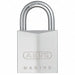 Keyed Padlock 5/8 in Rectangle Silver