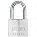 Keyed Padlock 49/64 in Rectangle Silver