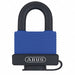 Keyed Padlock 25/32 in Rectangle Blue