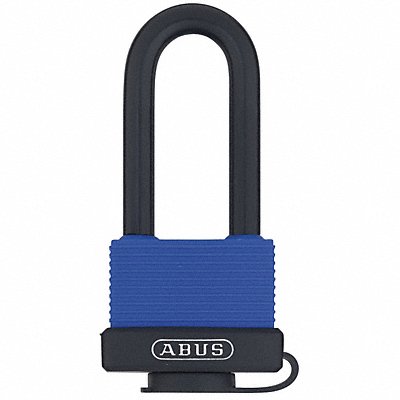 Keyed Padlock 25/32 in Rectangle Blue